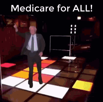 Bernie Sanders Medicare For All GIF - Bernie Sanders Medicare For All No Middle Ground GIFs