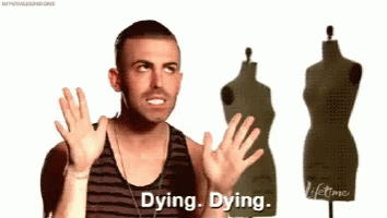 Im Dying Project Runaway GIF - Im Dying Project Runaway Dying GIFs