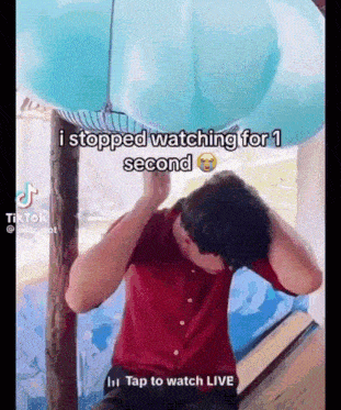 I Stopped Watching One Second GIF - I Stopped Watching One Second Water Balloon GIFs