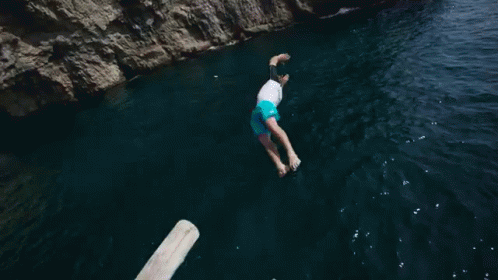 Salto No Mar GIF - Jump Flip Swim GIFs