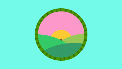 a cartoon illustration of a sun with a smiley face