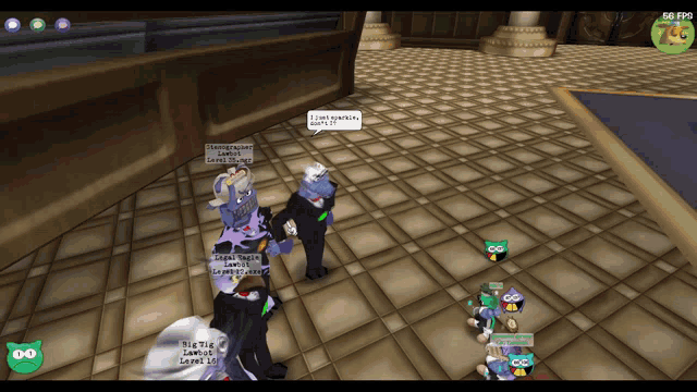 a screenshot of a video game shows a rabbit saying " i cant explain it we 're "