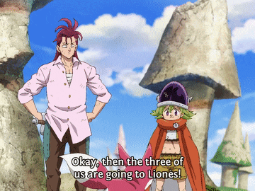 okay then the three of us are going to liones !