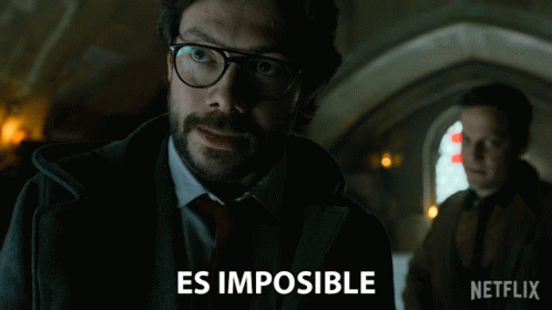 Es Imposible Alvaro Morte GIF - Es Imposible Alvaro Morte El Profesor GIFs