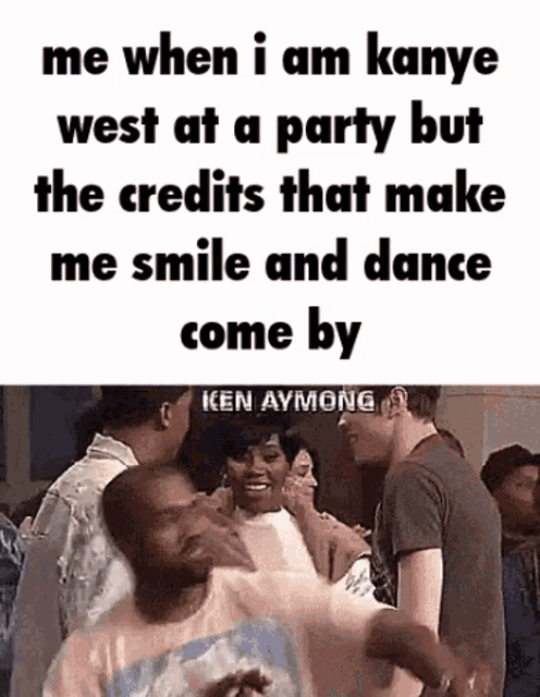 Kanye West Kanye Dancing GIF - Kanye West Kanye Dancing Dancing Credits GIFs