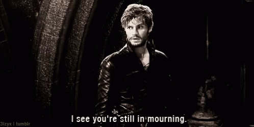 I See You'Re Still In Mourning GIF - Mourning I See Jamie Dornan GIFs