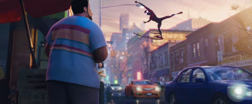 Across The Spider Verse Miles Morales GIF - Across The Spider Verse Miles Morales Hot Dog GIFs