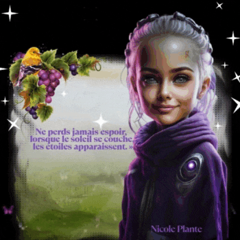 a picture of a girl with a quote from nicole plante on it