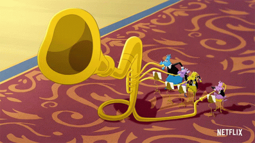 Trumpet Blowing GIF - Trumpet Blowing Musician GIFs