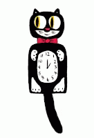 Cat Wall Clock GIF - Cat Clock Cat Clock GIFs