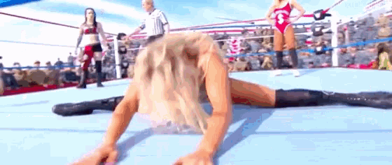Charlotte Flair Entrance GIF