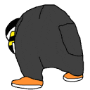 a cartoon drawing of an elephant wearing a yellow and black striped hat