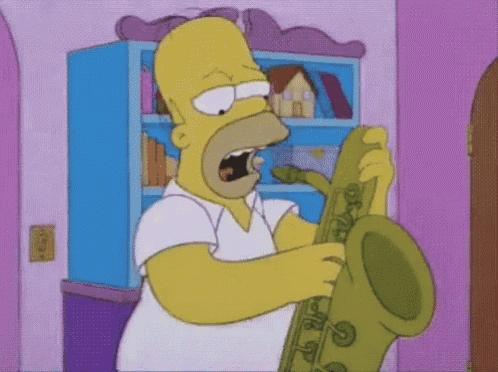 Saxophone Homer GIF - Saxophone Homer Simpson GIFs