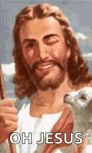 Jesus Christ Wink GIF - Jesus Christ Wink Smile GIFs