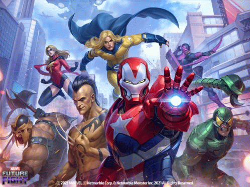Marvel Future Fight Avengers GIF - Marvel Future Fight Avengers Marvel Future Revolution GIFs