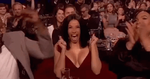 Cardi Excited GIF - Cardi Excited Happy GIFs