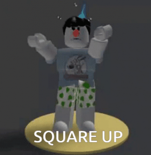 Square Up Bwuvvy GIF - Square Up Bwuvvy Roblox GIFs