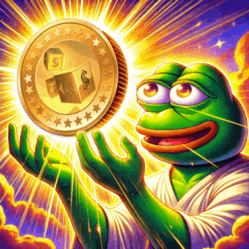 a green frog is holding a coin with a dollar sign on it