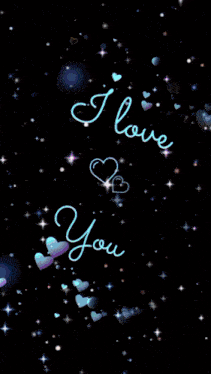 a bunch of hearts are floating in the air with the word love in the middle