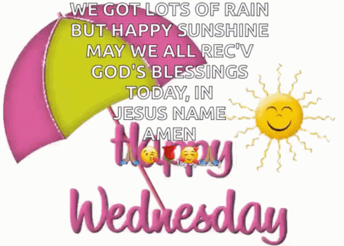 Happy Wednesday Lots Of Rain GIF
