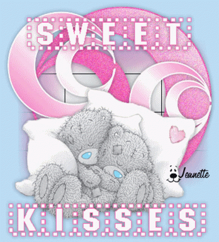 Sweet Kisses Teddy Bears GIF - Sweet Kisses Teddy Bears Sleeping GIFs