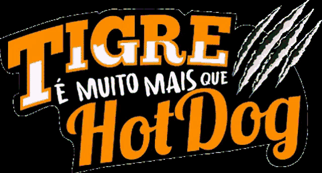 a logo for tigre hot dog with a claw on it