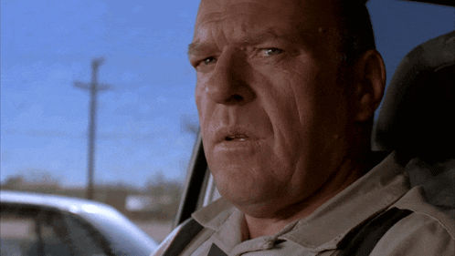 a man is sitting in the back seat of a car