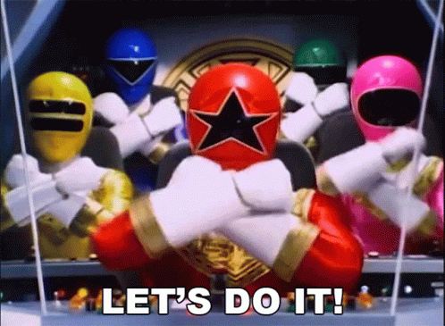 Lets Do It Power Rangers Zeo GIF - Lets Do It Power Rangers Zeo Lets Go GIFs