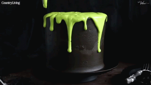 Slime Cake Frosting GIF - Slime Cake Frosting Glaze GIFs