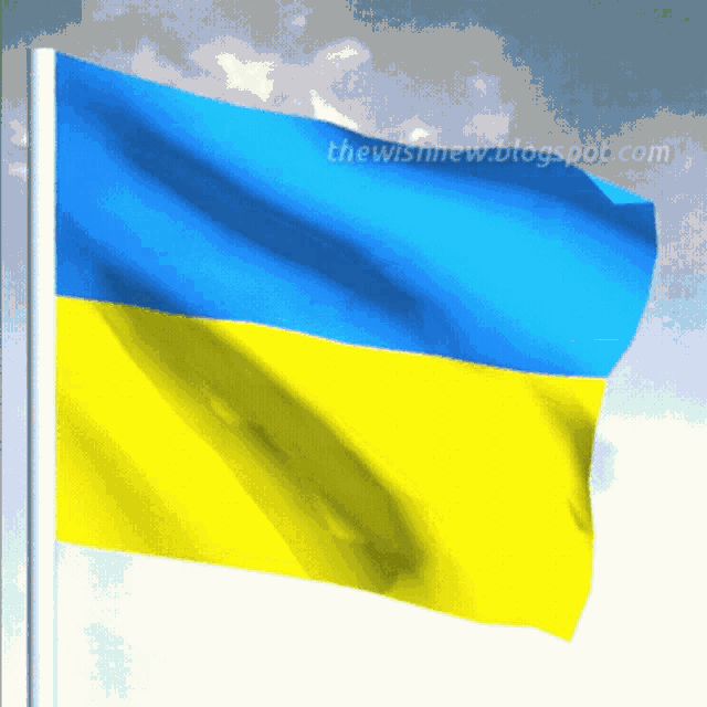 Ukraine Flag Ukraine GIF - Ukraine Flag Ukraine Waving Flag Ukraine GIFs