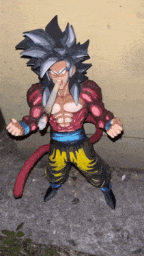a statue of a cartoon character smoking a pipe