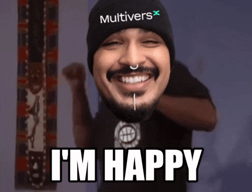 a man wearing a beanie that says multiverse on it