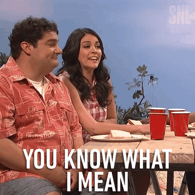 You Know What I Mean Bobby Moynihan GIF - You Know What I Mean Bobby Moynihan Cecily Strong GIFs