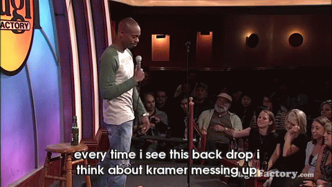 Chappelle GIF - Dave Chappell Back Drop Stage Design GIFs