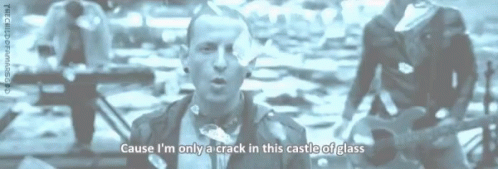 Chester Bennington Cause Im Only A Crack In This Castle Of Glass GIF - Chester Bennington Cause Im Only A Crack In This Castle Of Glass Linkin Park GIFs