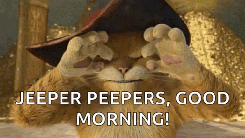 Puss In Boots Staying Awake GIF - Puss In Boots Staying Awake Eye Opening GIFs
