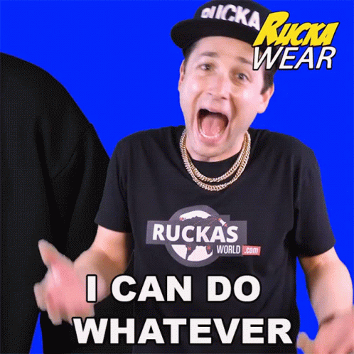 I Can Do Whatever Rucka Rucka Ali GIF - I Can Do Whatever Rucka Rucka Ali Rap God Parody Song GIFs