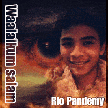 a rio pandemy poster with a boy on it