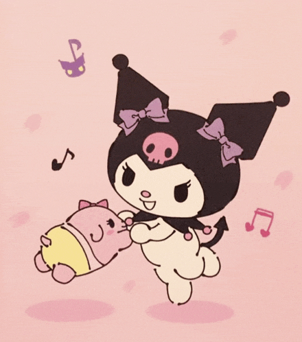 a cartoon drawing of a devil holding a baby