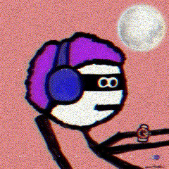 a cartoon character with headphones and a mask with the number 8 on it