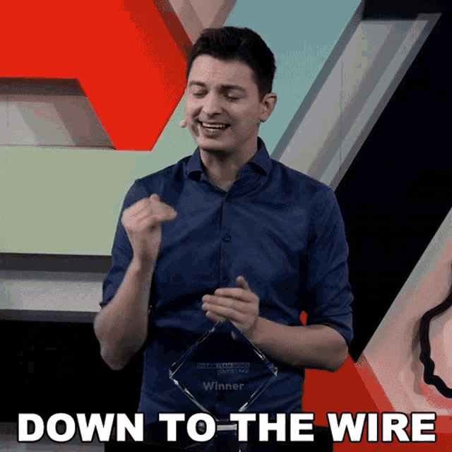 Down To The Wire Rene Butler GIF - Down To The Wire Rene Butler Overtakegg GIFs