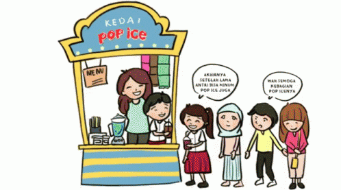 Kedai Pop Ice GIF - Jajan Pop Ice Minuman GIFs