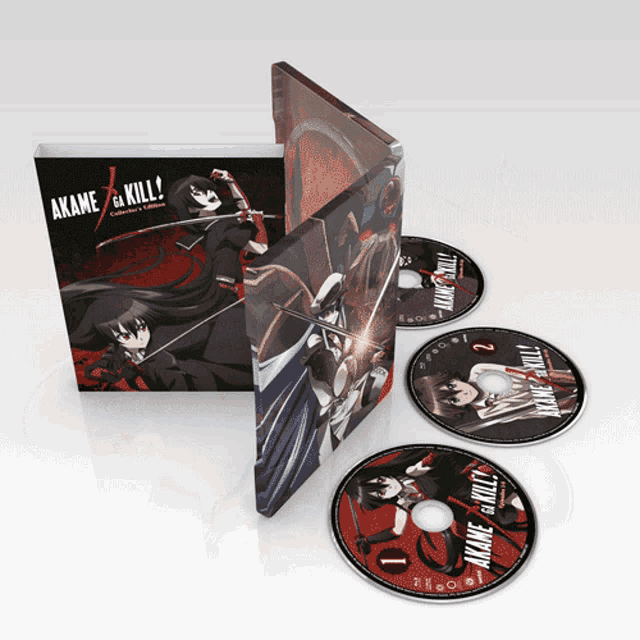 a cd case for a anime called akane & kill