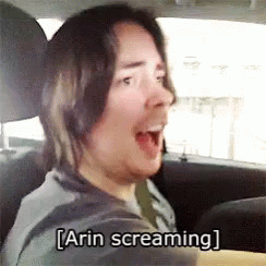 Arin Screaming GIF - Arin Screaming Carwash GIFs