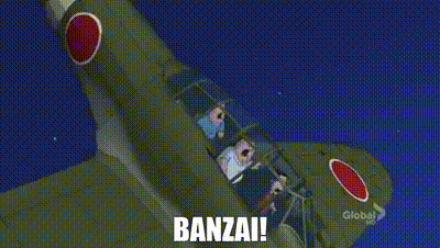 two cartoon characters , peter griffin and banzai , are laying next to each other in a car .