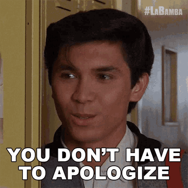 You Dont Have To Apologize Ritchie Valens GIF - You Dont Have To Apologize Ritchie Valens La Bamba GIFs