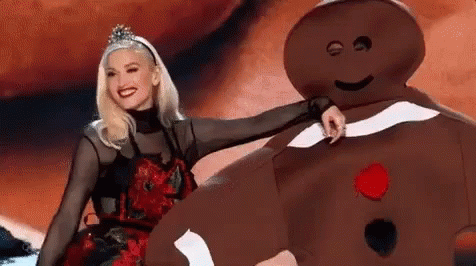 Just A Woman And Her Mans GIF - Gwen Stefani Couple Smiling GIFs