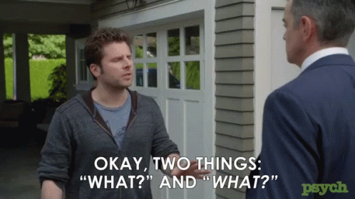 Shawn Spencer Two Things GIF - Shawn Spencer Two Things What GIFs