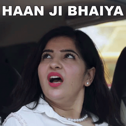 Haan Ji Bhaiya Sushma Chhikara GIF - Haan Ji Bhaiya Sushma Chhikara Haan Ji Bhai GIFs