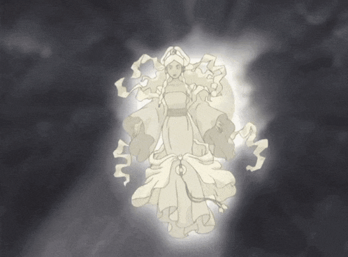 a cartoon drawing of a woman in a white dress with long hair
